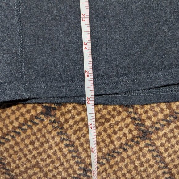 Free Fly 1/4 Zip Pullover Mens Medium Charcoal Gray Stretch Performance Bamboo - Picture 10 of 11
